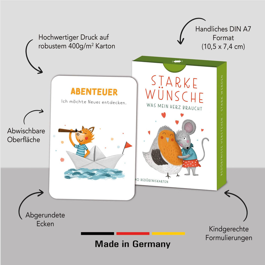 Bedürfniskarten Starke Wünsche für Kinder von Rüsselfuchs