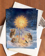 Postkarte Wintersonnenwende von Iris Esther A6, Ansicht 2