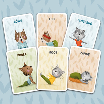 Katzenyoga – Yoga-Karten für Kinder