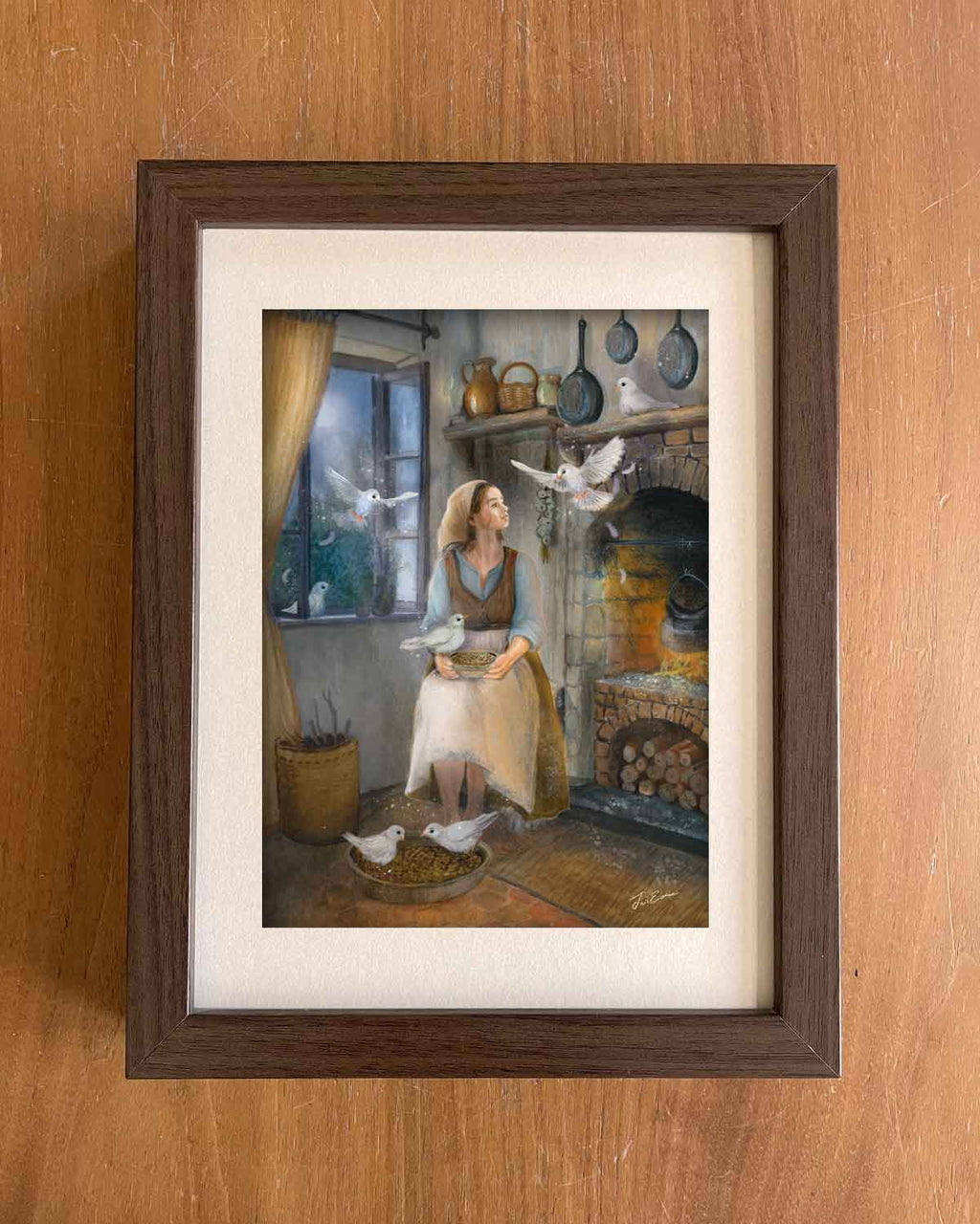 Postkarte Aschenputtel von Iris Esther A6, Ansicht 4