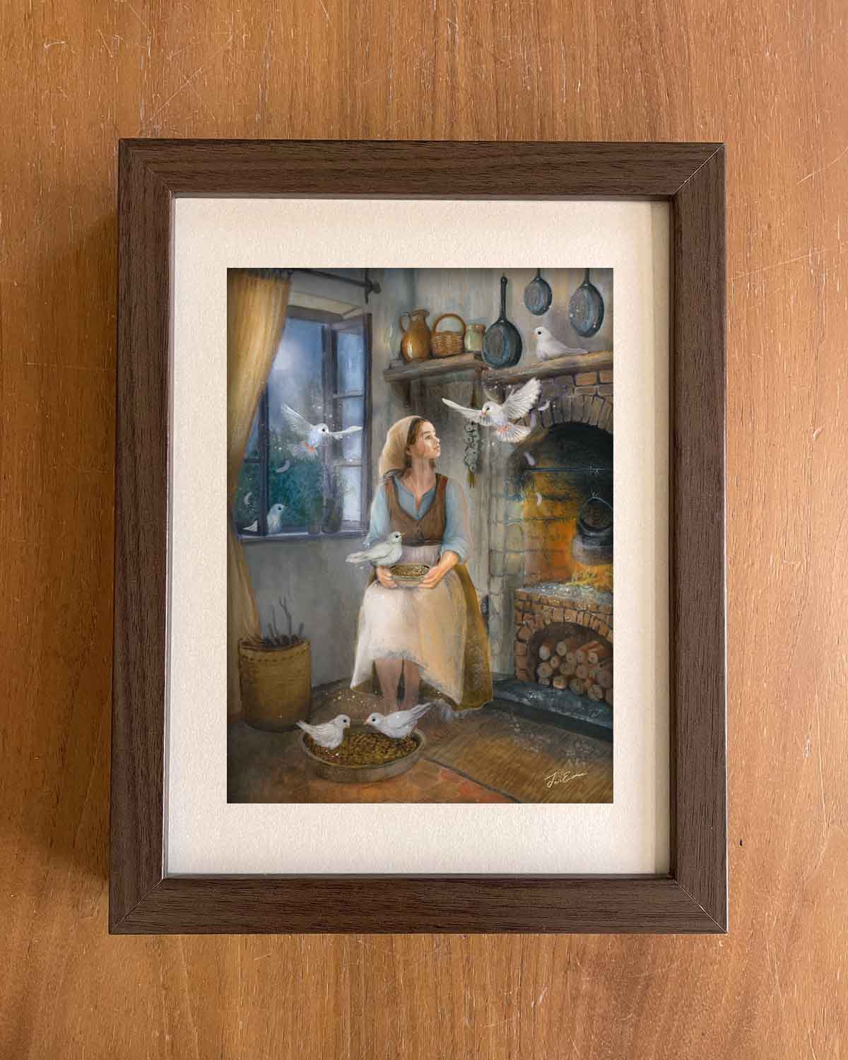 Postkarte Aschenputtel von Iris Esther A6, Ansicht 4