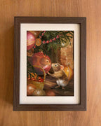 Postkarte Unter dem Weihnachtsbaum von Iris Esther A6, Ansicht 4