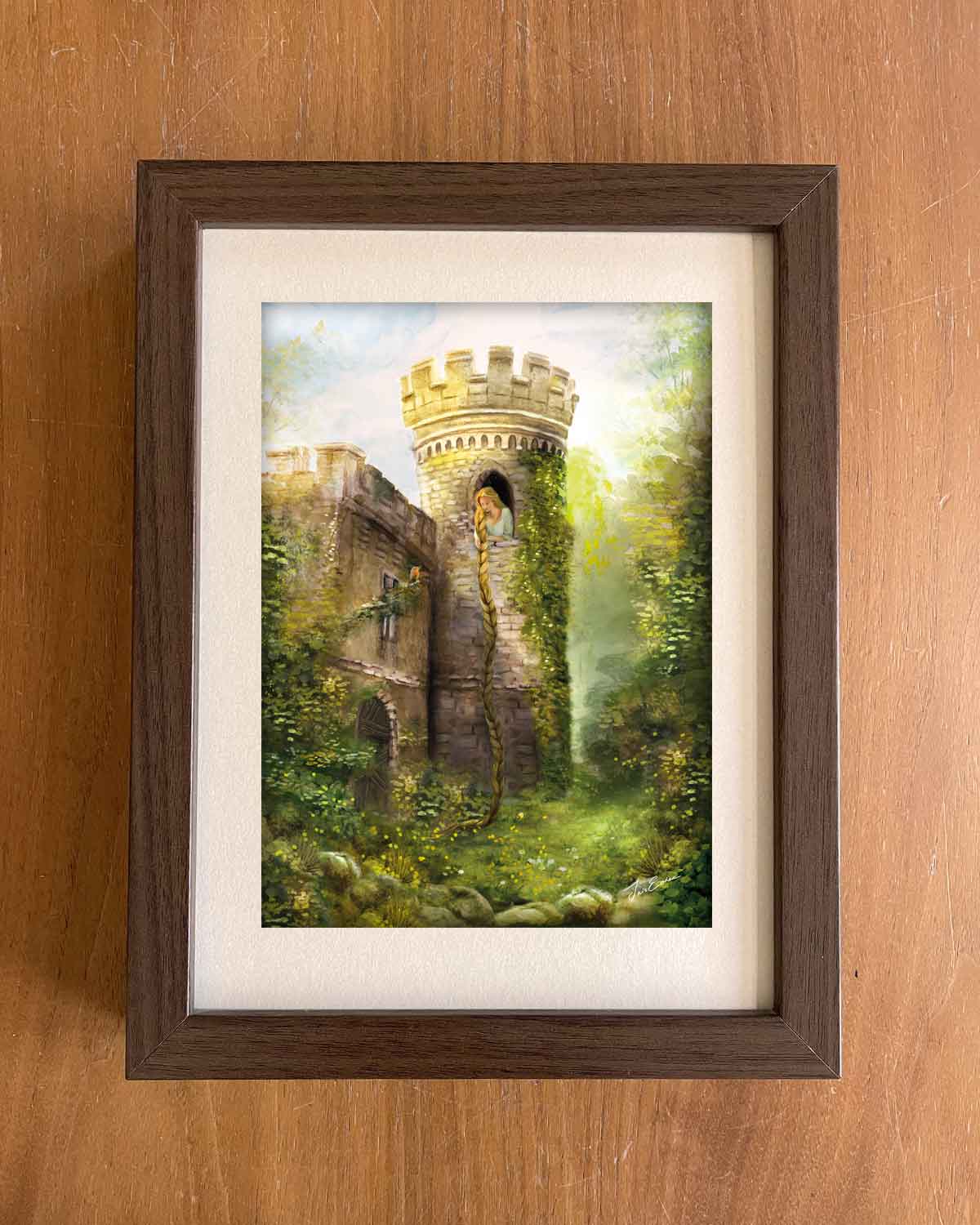 Postkarte Rapunzel von Iris Esther A6, Ansicht 4