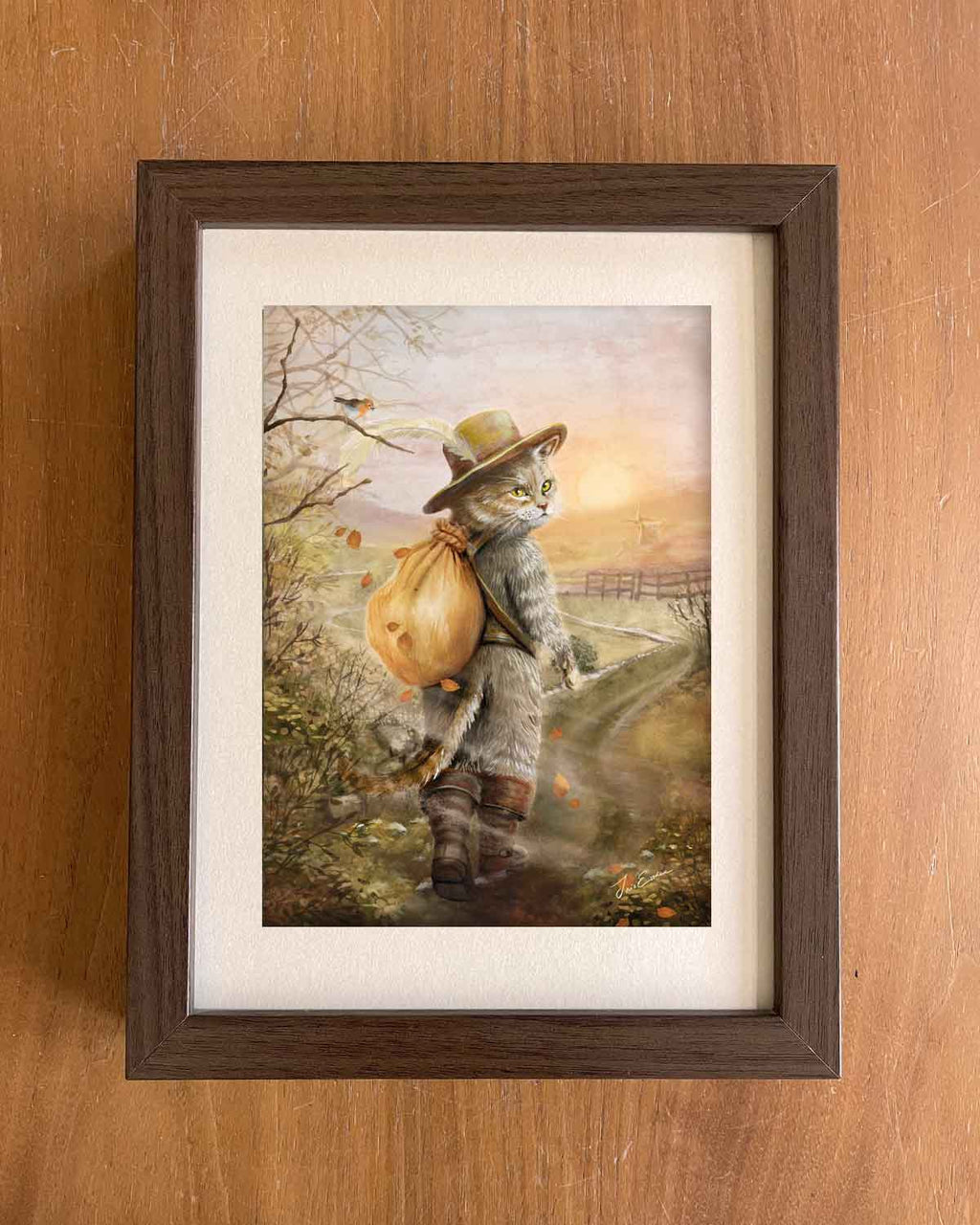 Postkarte Der gestiefelte Kater von Iris Esther A6, Ansicht 4
