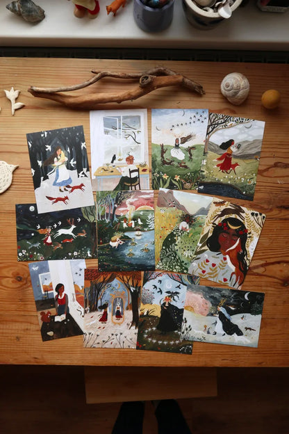 Monatskarten - Set von Tijana Draws