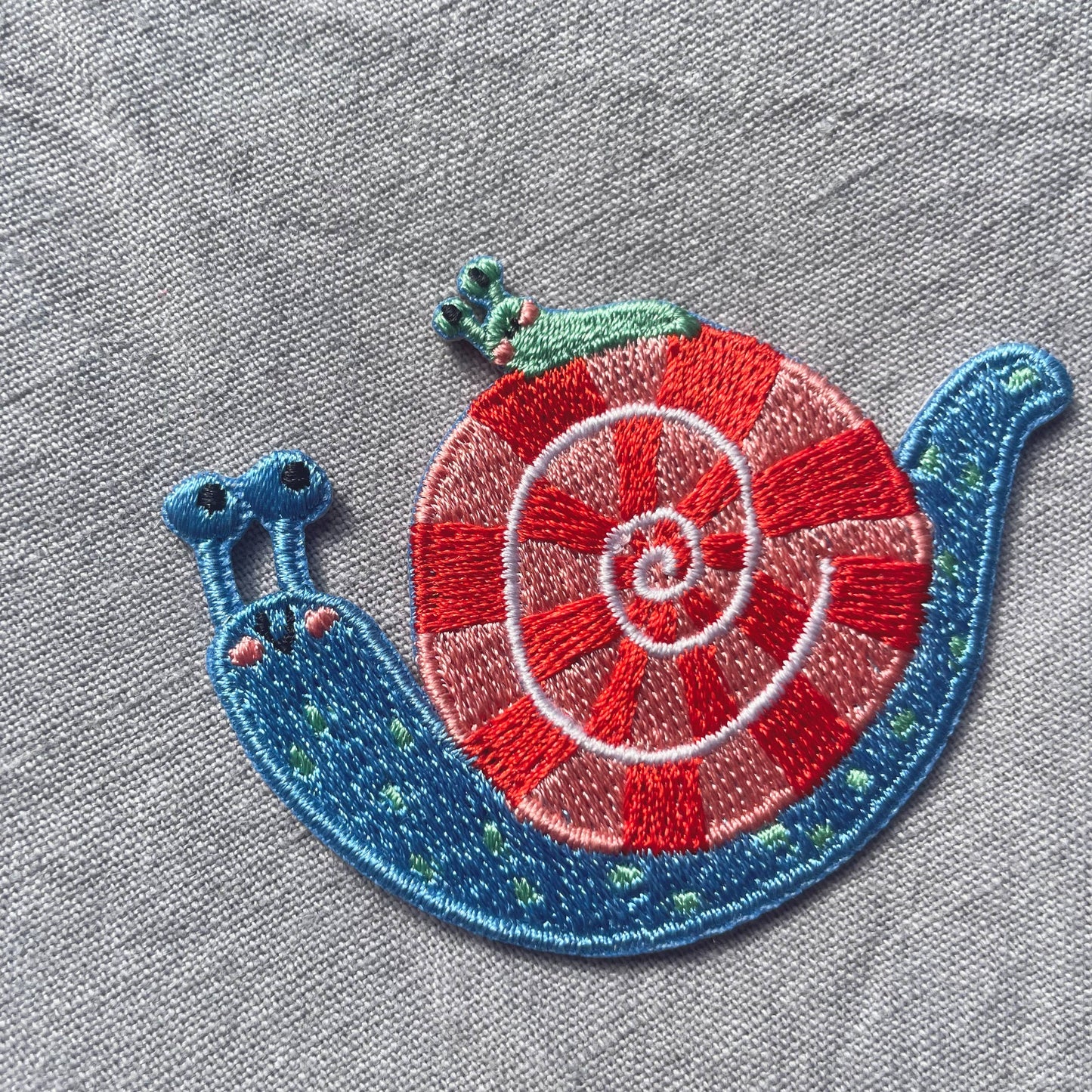 Bügelbild - Schnecke