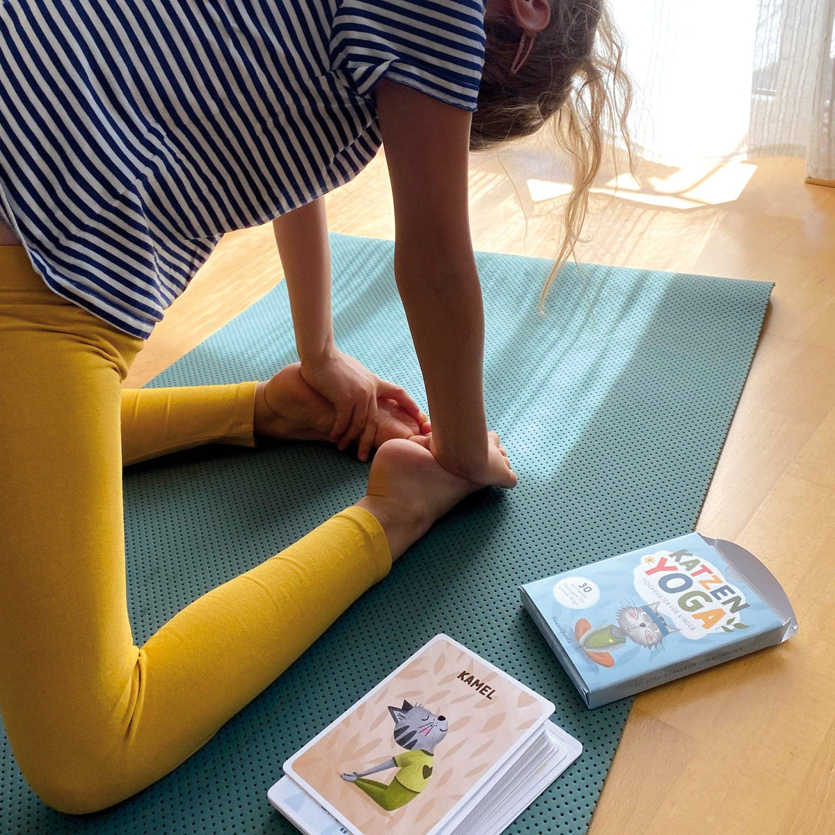 Yogakarten Katzenyoga für Kinder von Rüsselfuchs