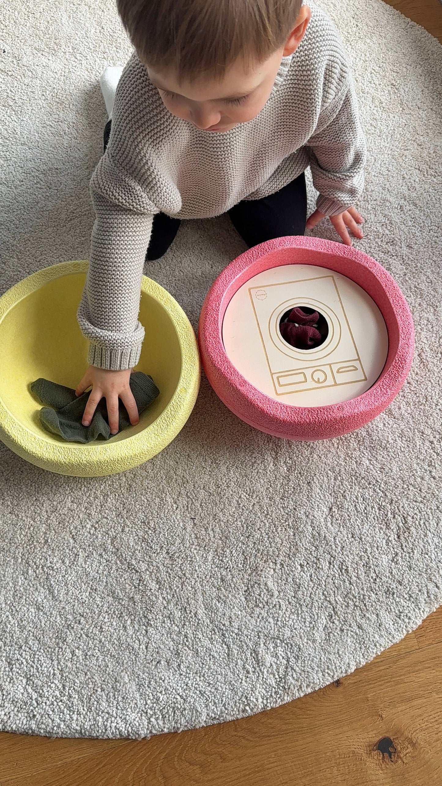 Waschmaschine - Aktivitätsplatte kompatibel mit Stapelstein®