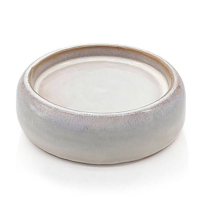 Kerzenteller groß, polarweiß