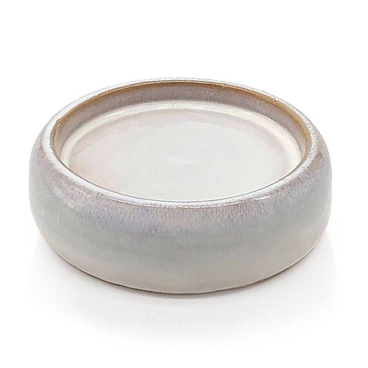 Kerzenteller groß, polarweiß