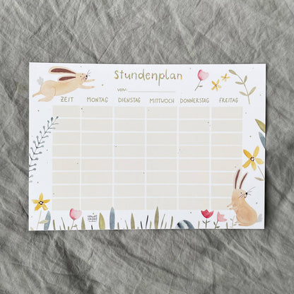 Stundenplan - Hase
