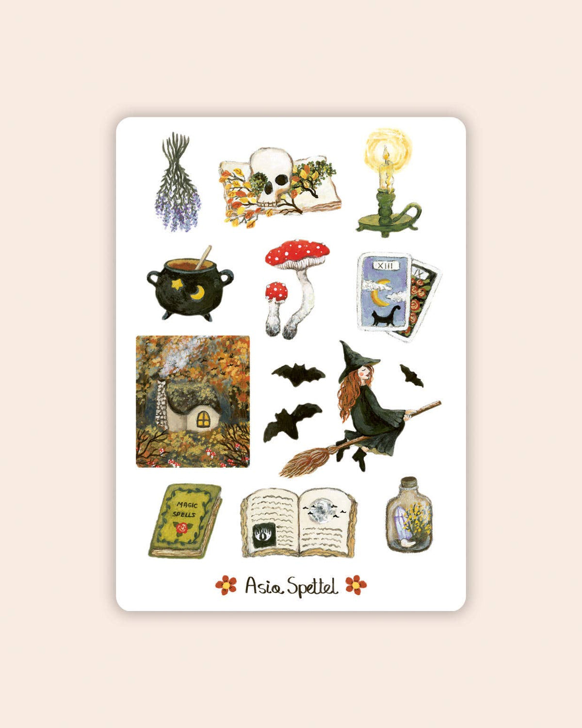 Stickerbogen - Hexenhafte Dinge