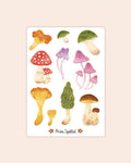 Stickerbogen Pilze von Asia Spettel A6