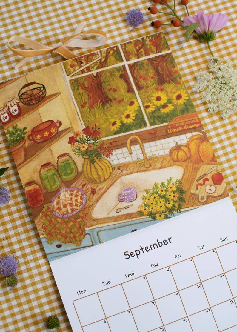 Kalender 2027 von Asia Spettel, Monatsblatt September
