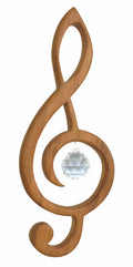 Fensterschmuck Violinschlüssel mit Regenbogen-Kristall von Sternengasse
