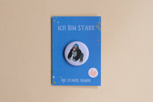 Button - Gorilla - Ich bin stark