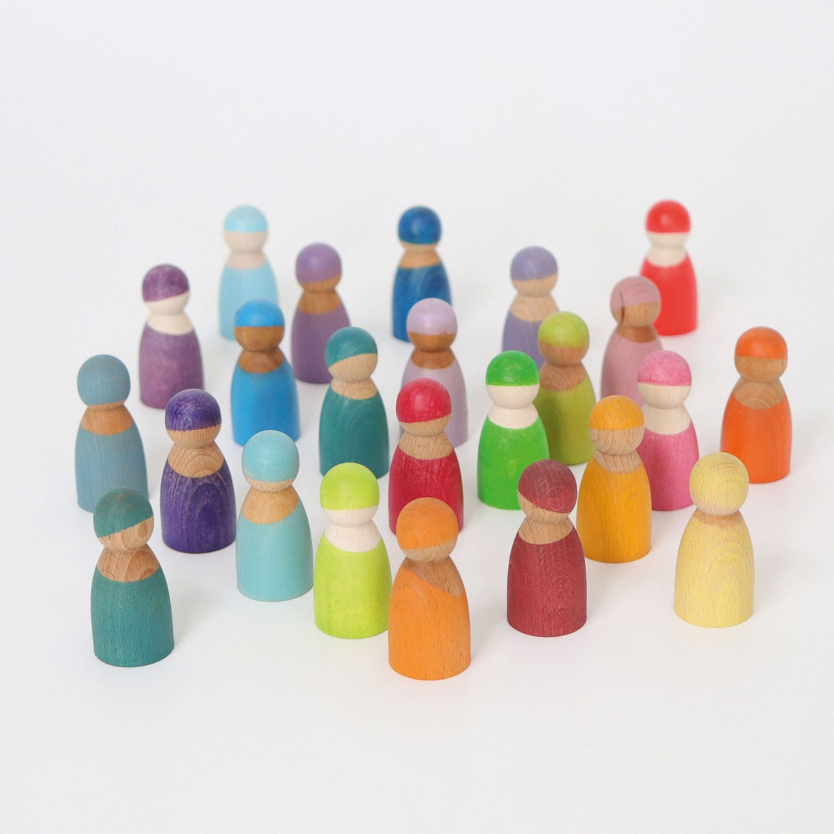 Grimm's Regenbogenfreunde Pastell, 12 Holzfiguren, Foto 6