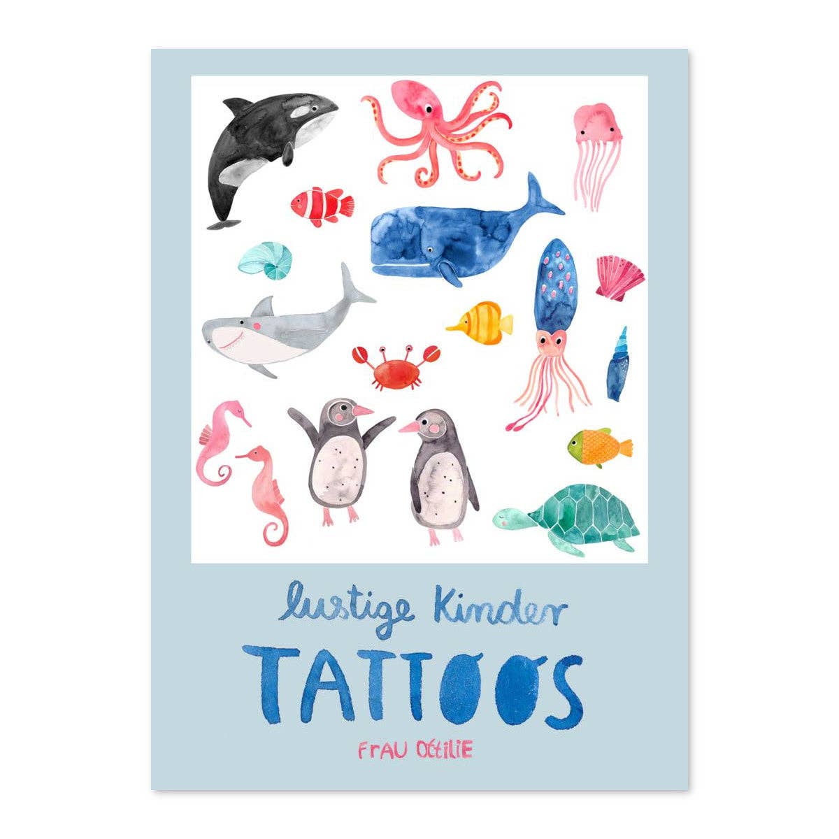 Kindertattoos - Wildes Meer