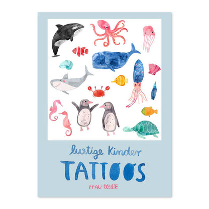 Kindertattoos - Wildes Meer