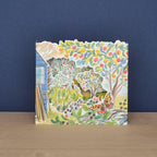 Obstgartenparzelle - 3D Karte mit Umschlag