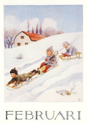 Elsa Beskow "Februar"