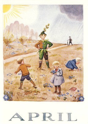 Elsa Beskow "April"