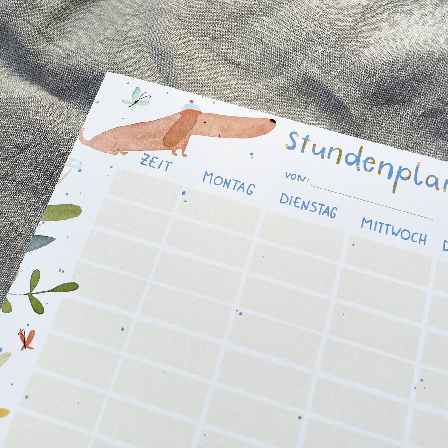 Stundenplan - Dackel