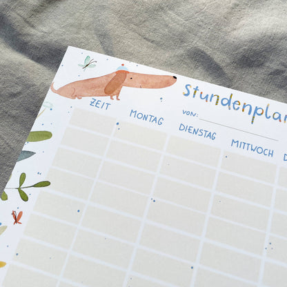 Stundenplan - Dackel