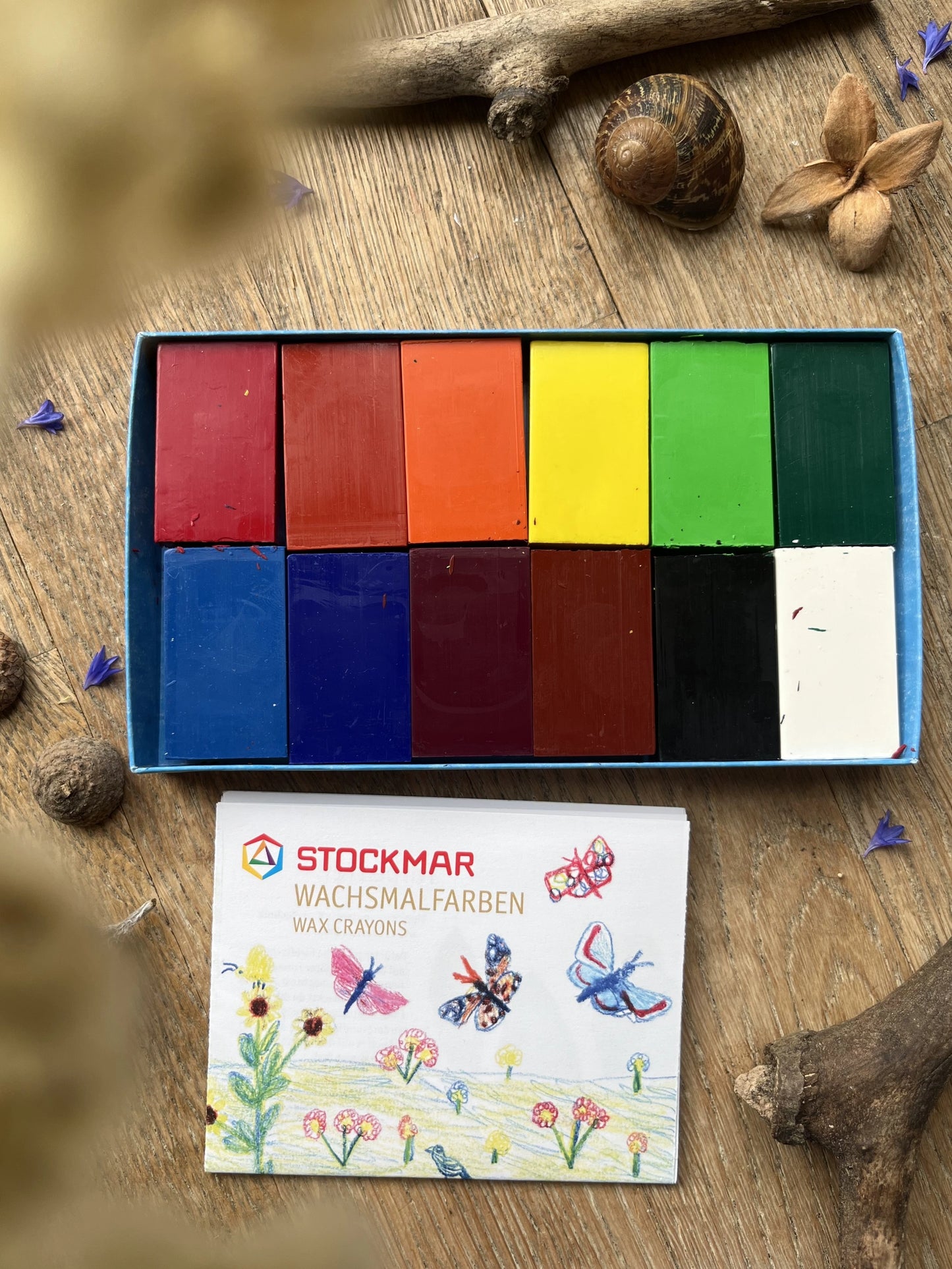 Stockmar 12 Blöcke im Kartonetui