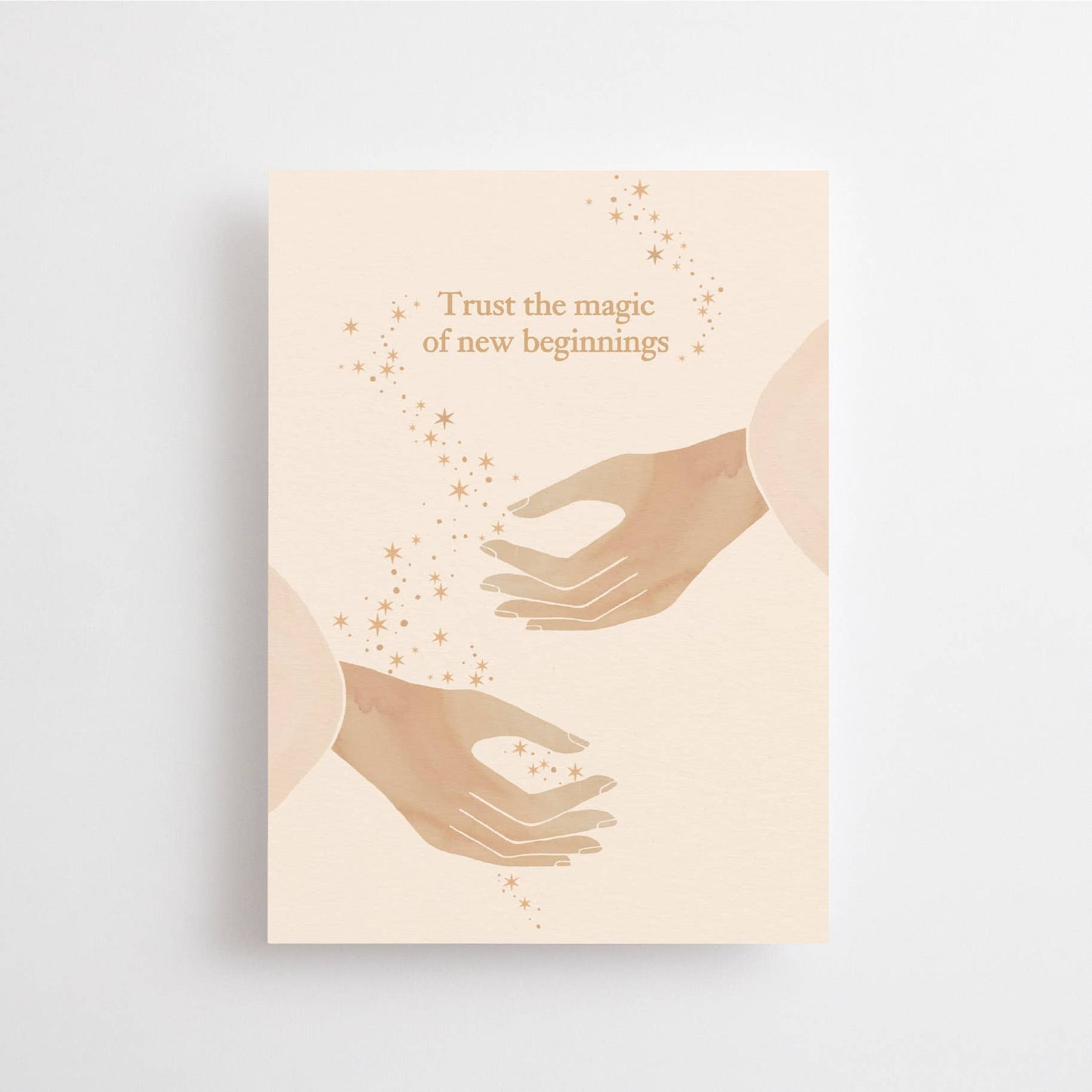 Trust the magic of new beginnings