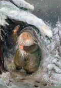 Postkarte Freundschaft im Winter von Sabine Reinink A6