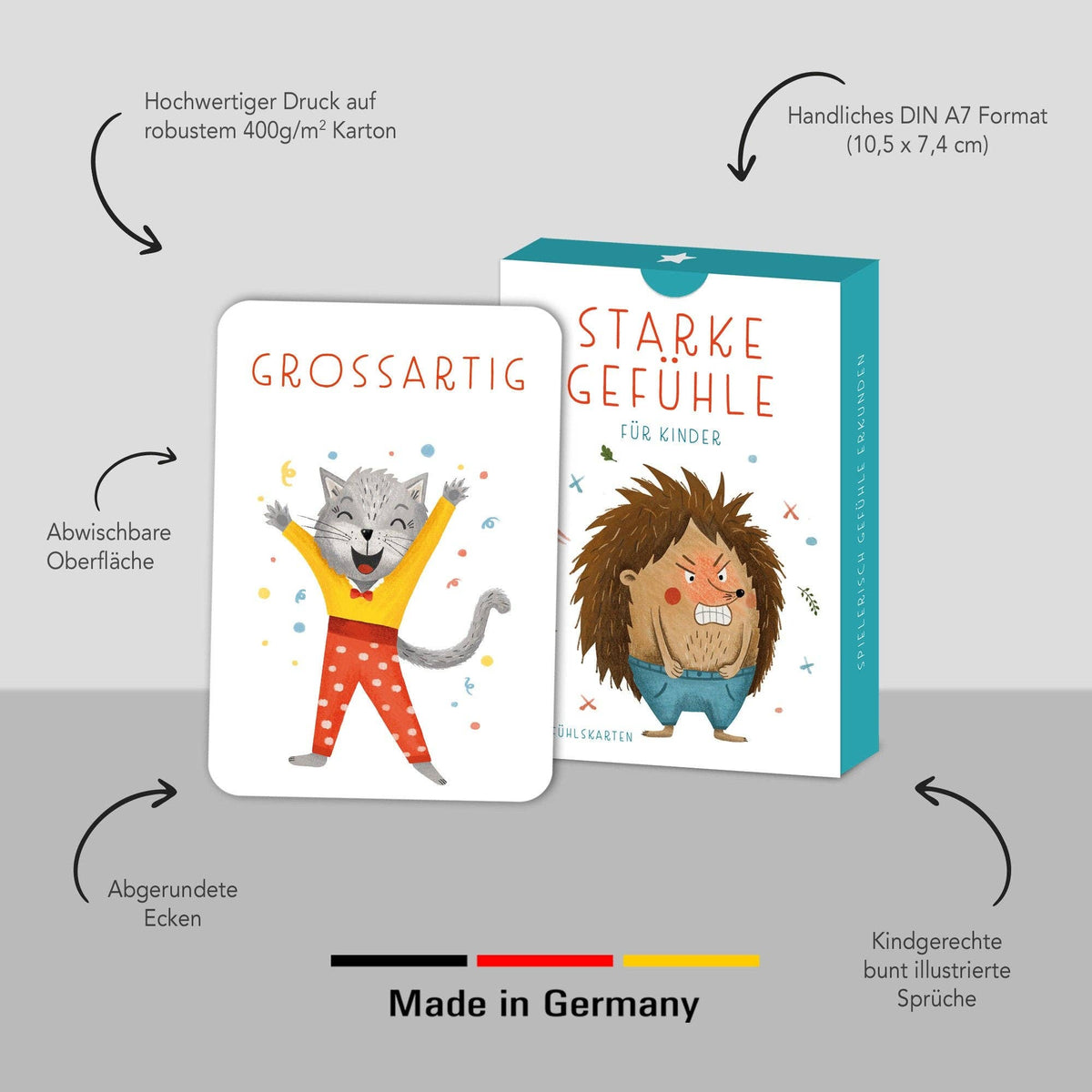 Gefühlskarten Starke Gefühle für Kinder von Rüsselfuchs