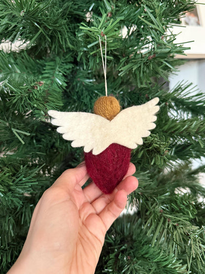 Filzdekoration - Weihnachtsengel