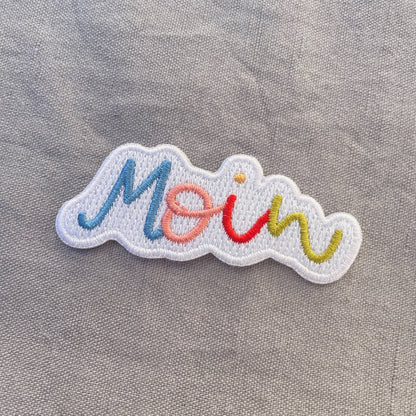 Bügelbild - Moin