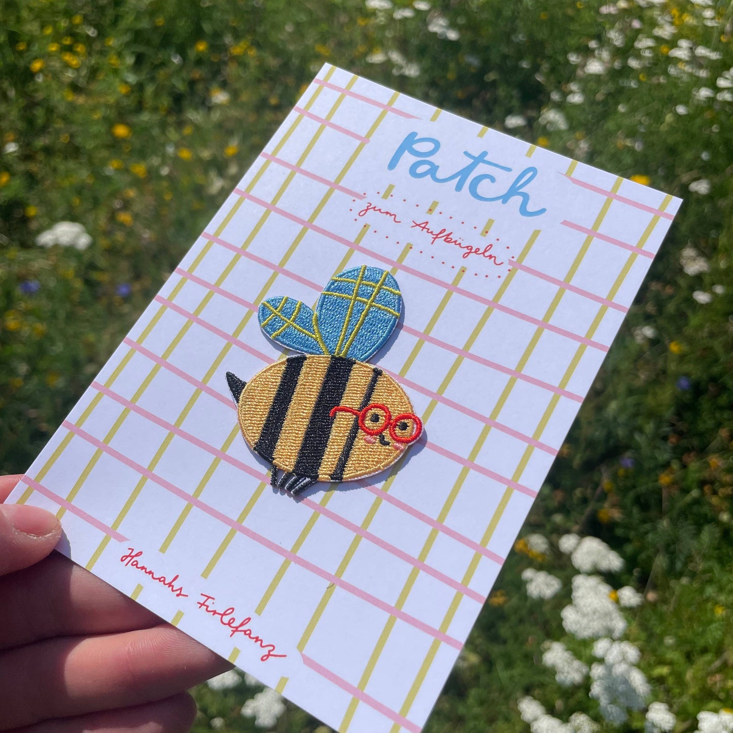 Bügelbild - Biene