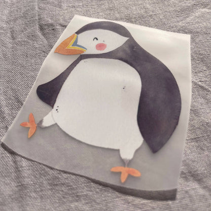 Bügelbild - Papageientaucher