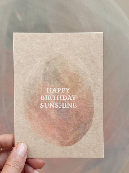 Happy Birthday Sunshine