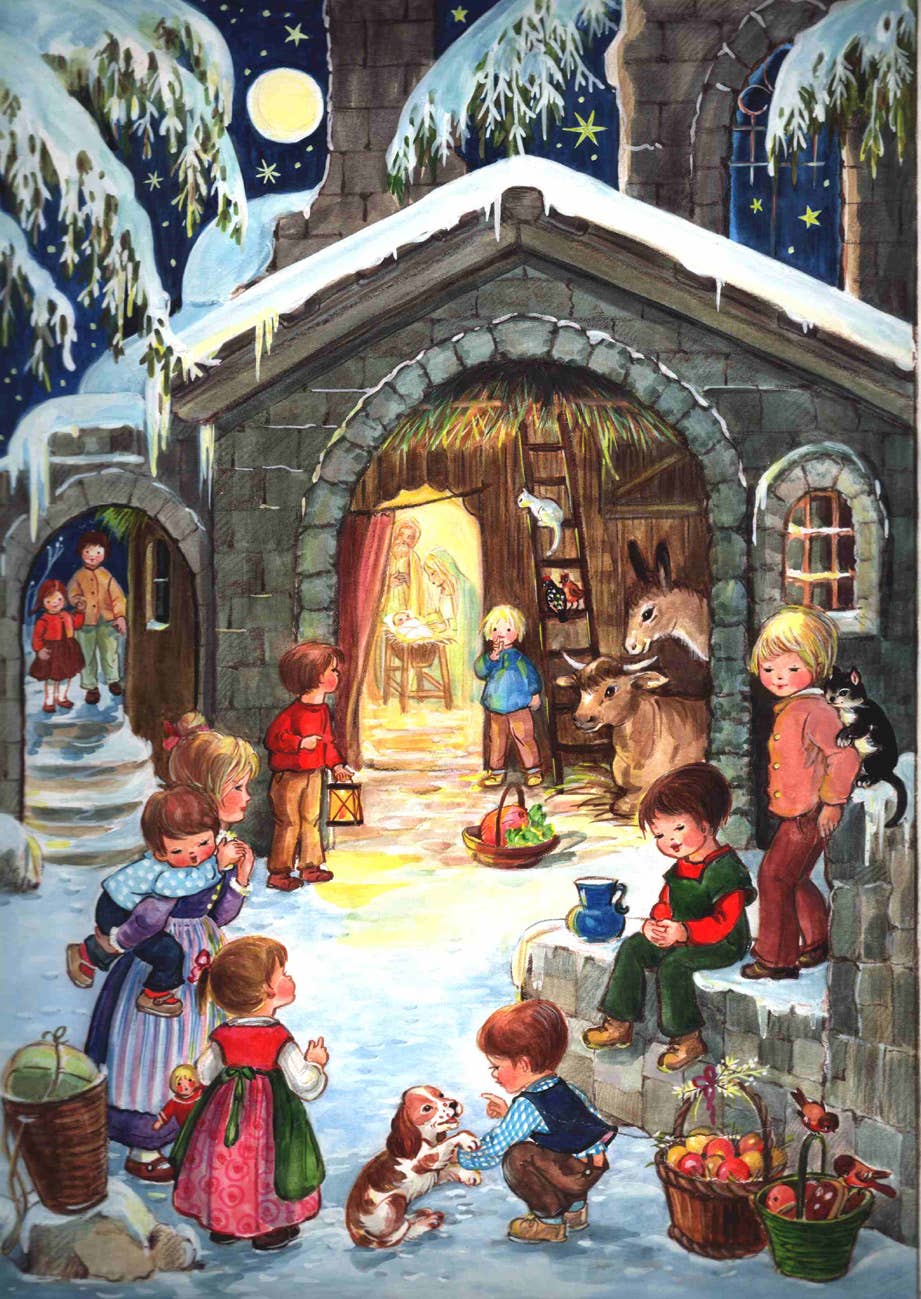 Adventskalender - Am Stall