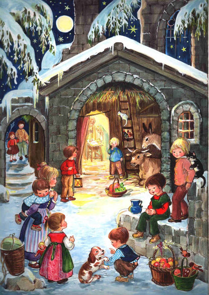 Adventskalender - Am Stall