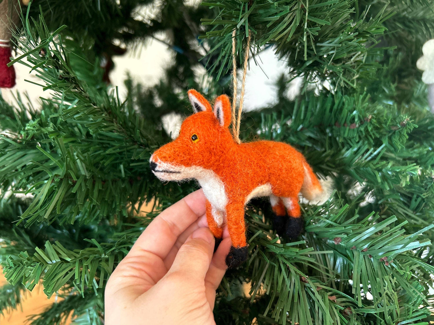 Filzanhänger - Fuchs Weihnachten