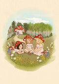 Postkarte Pilzgarten von Belle & Boo A6