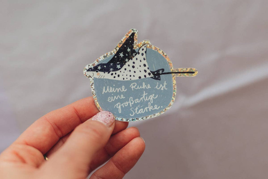 Glitzersticker Rochen von Liesels Wicht, Ansicht 4
