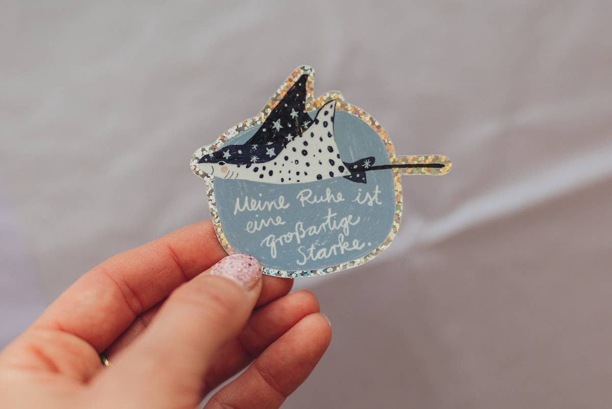 Glitzersticker Rochen von Liesels Wicht, Ansicht 4