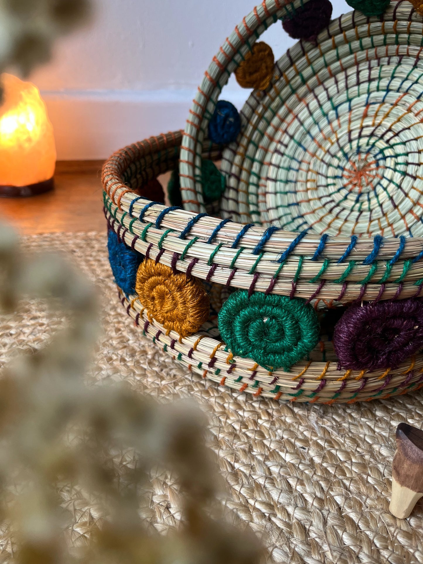 Körbe "Blumen" 2er-Set