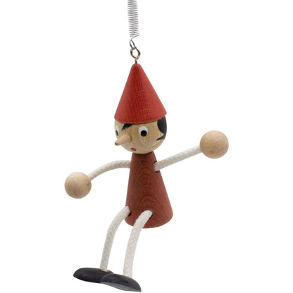 Pinocchio Schwingfigur aus Holz