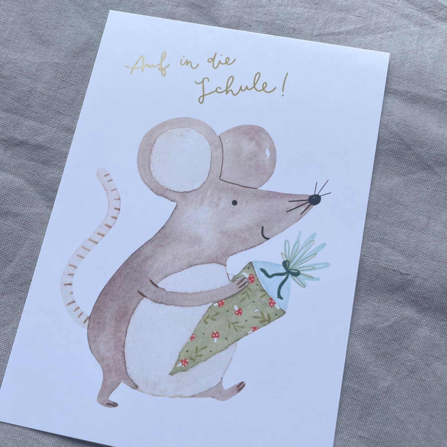 Einschulung - Maus