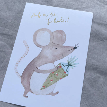 Einschulung - Maus