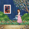 Kunstdruck Landhausfenster von Asia Spettel 20 x 20 cm