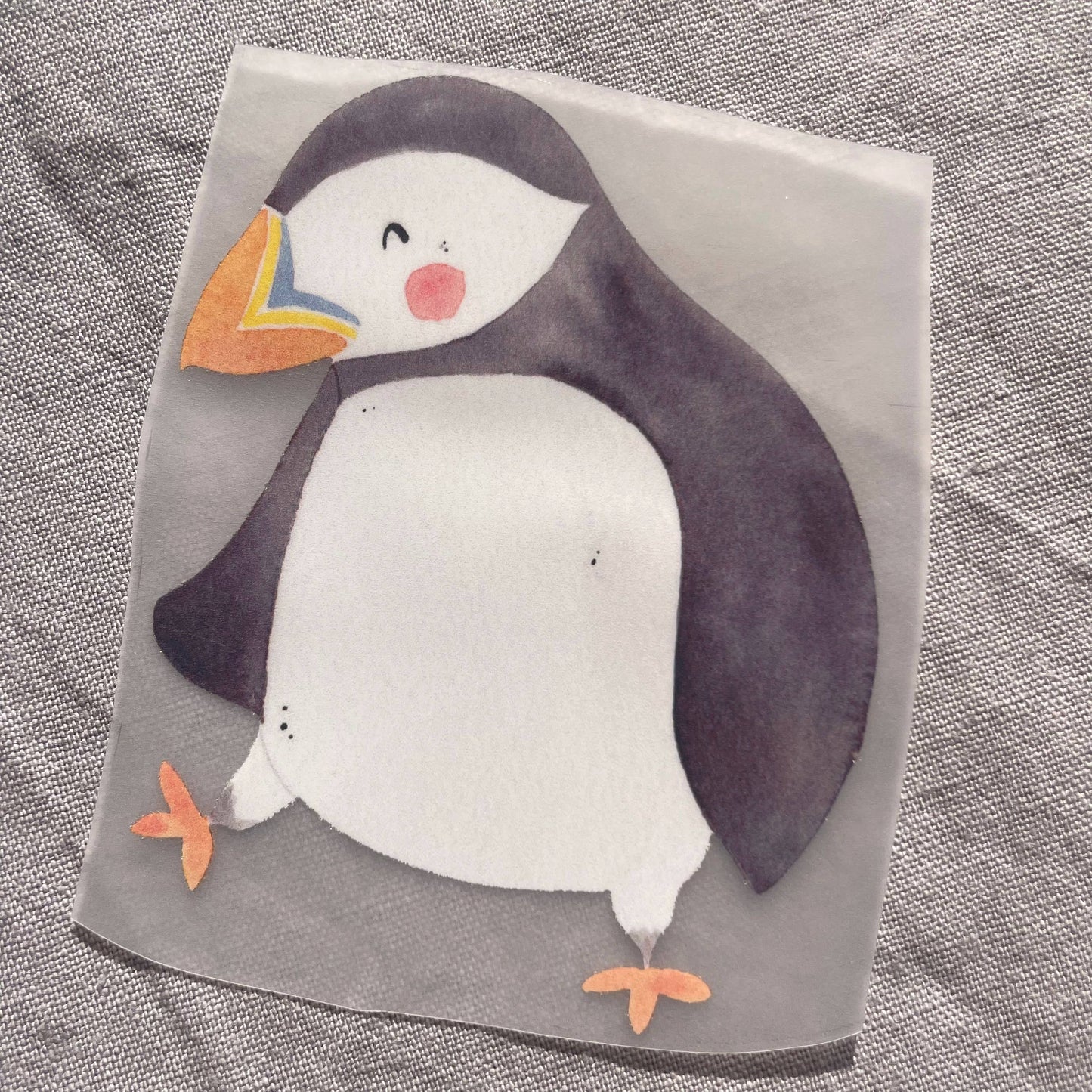 Bügelbild - Papageientaucher