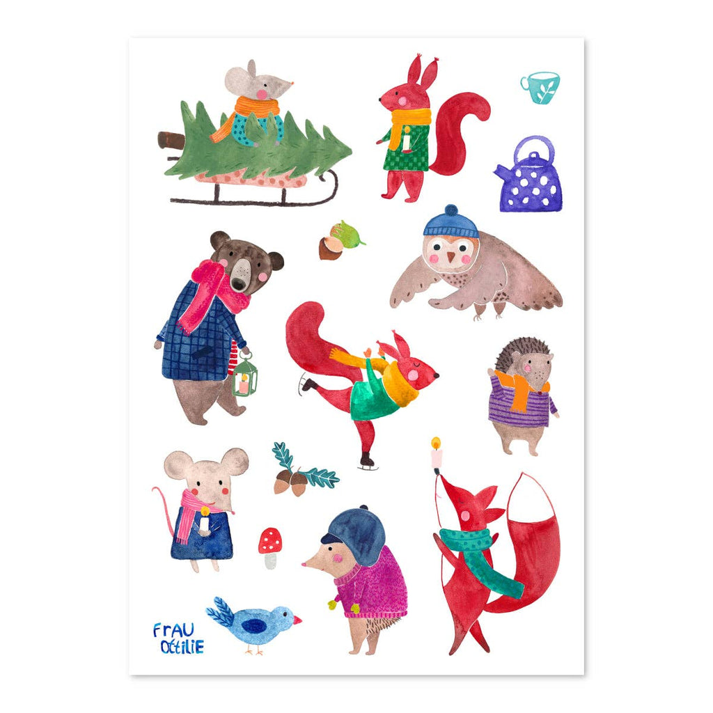 Kindertattoos Weihnachten von Frau Ottilie